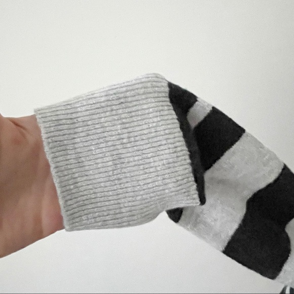 LOFT | Striped Foldover Off Shoulder Sweater *NWT* - Picture 5 of 13